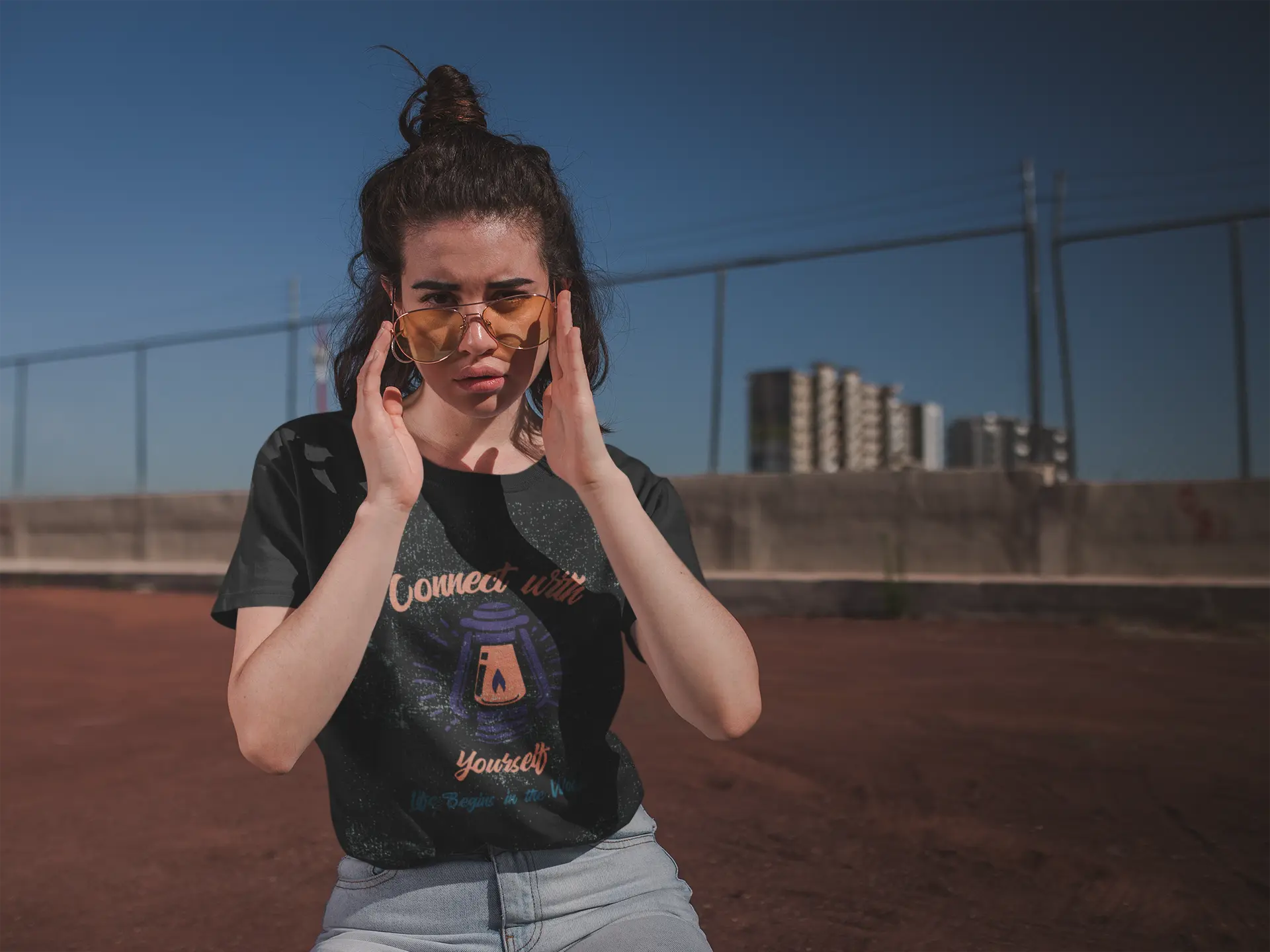 "Connect With Yourself Life Begins In The Woods" T-Shirts My Store