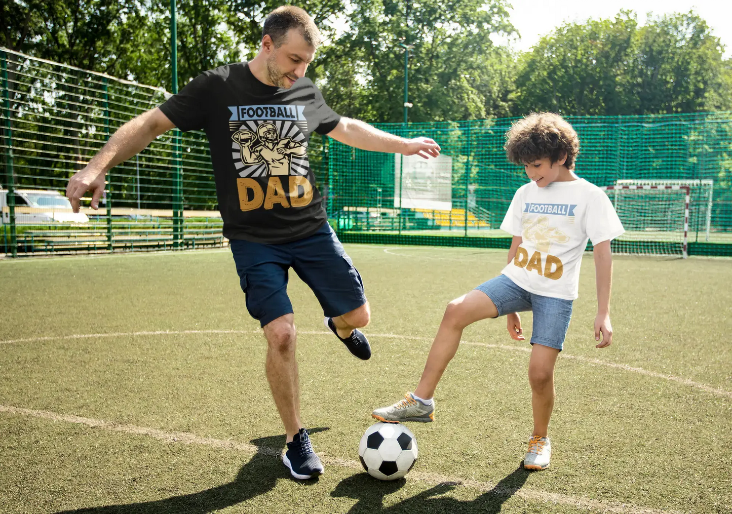 Football Dad Graphic T-Shirts Perfect for Sports Fans (Copy) Boofy