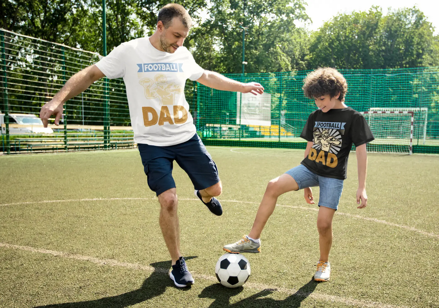 Football Dad Graphic T-Shirts Perfect for Sports Fans (Copy) Boofy