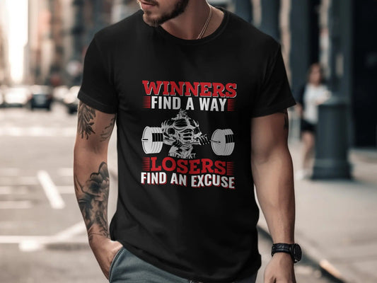 No Excuses. Just Results. - Cotton Tshirt My Store